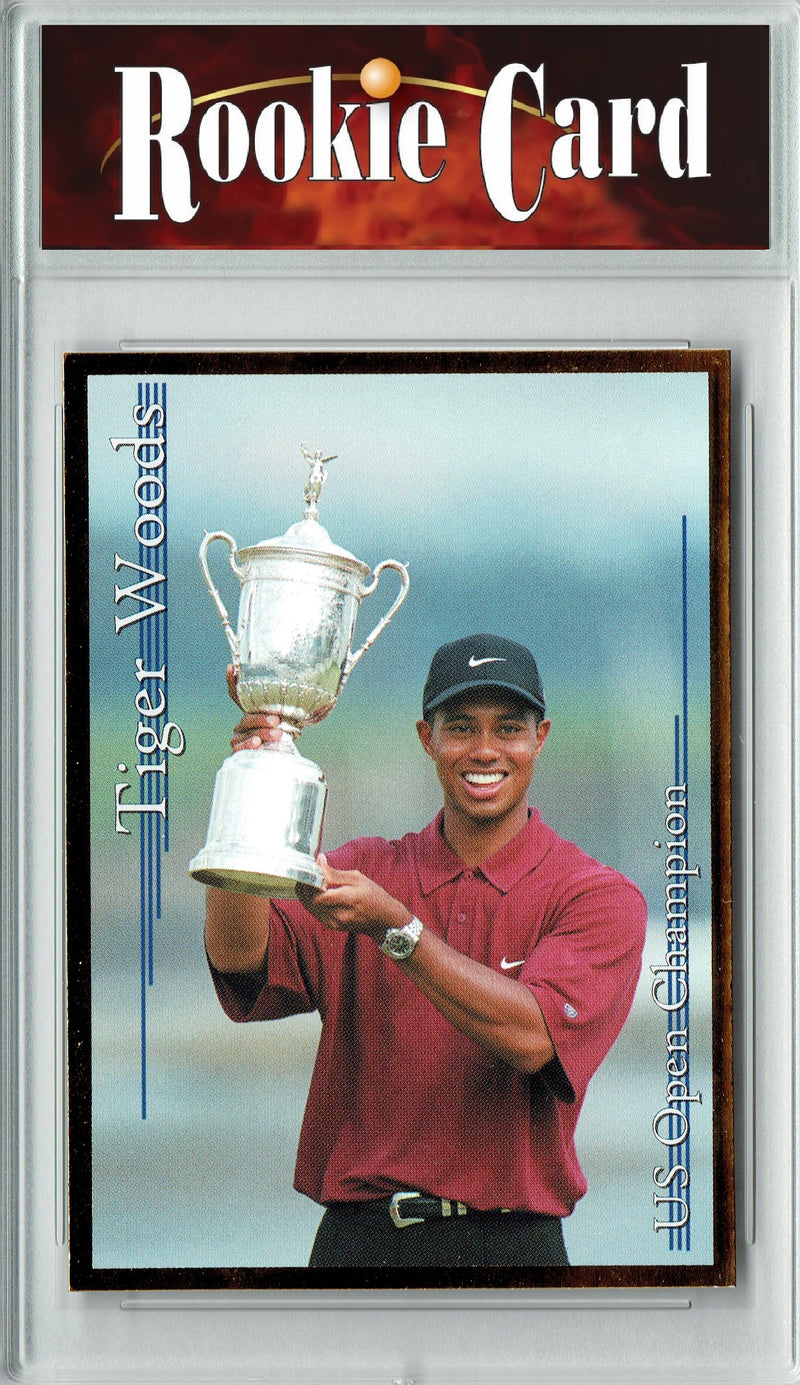 Certified Mint+ Tiger Woods 2001 Sports Card Investor #SCI3 U.S. Open Winner Rookie Card America
