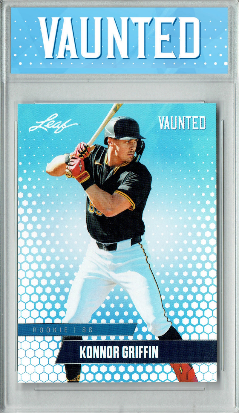 Certified Mint+ Konnor Griffin 2024 Leaf Vaunted #V-23 Just 5000 Made Rookie Card Pittsburgh Pirates