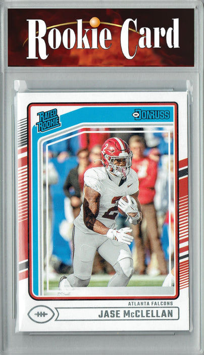 Certified Mint+ Jase McClellan 2024 Donruss #375 Football Rookie Card Atlanta Falcons