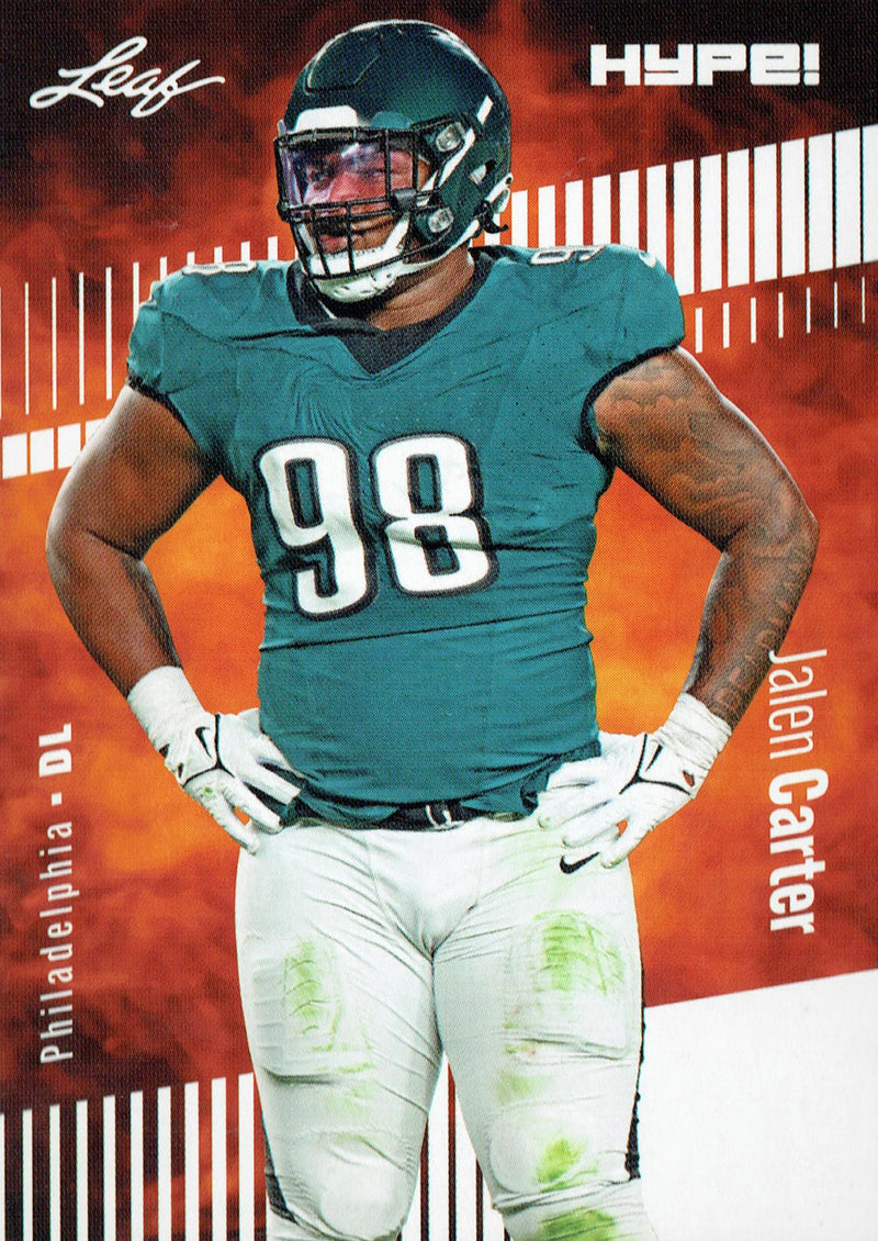 Mint Jalen Carter 2023 Leaf HYPE #126 Just 5000 Ever Made Rookie Card