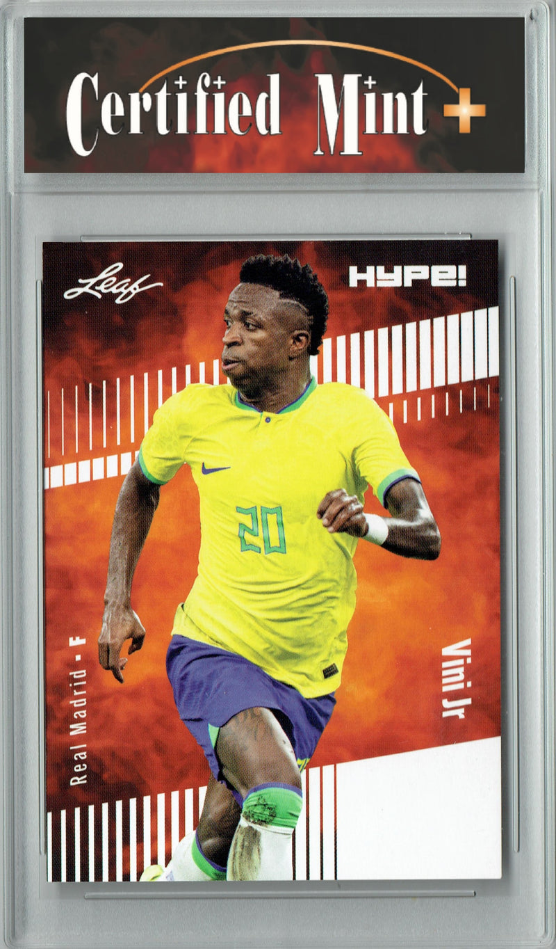 Certified Mint+ Vincius Junior Vini Jr. 2023 Leaf HYPE #138 Only 5000 Made Rare Trading Card Real Madrid & Brazil