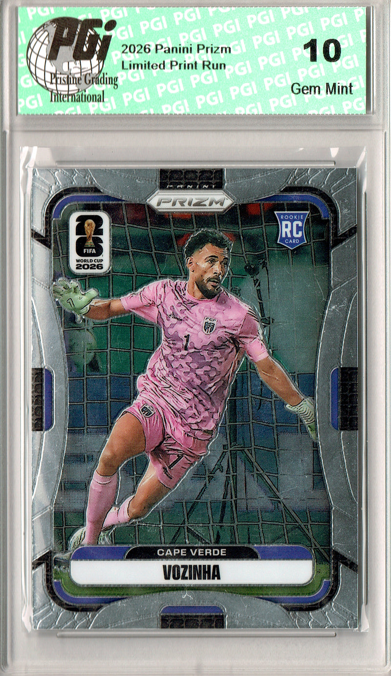 Vozinha Rookie Card 2026 Panini Prizm #178 Cape Verde Star, PGI 10, Cape Verde Soccer