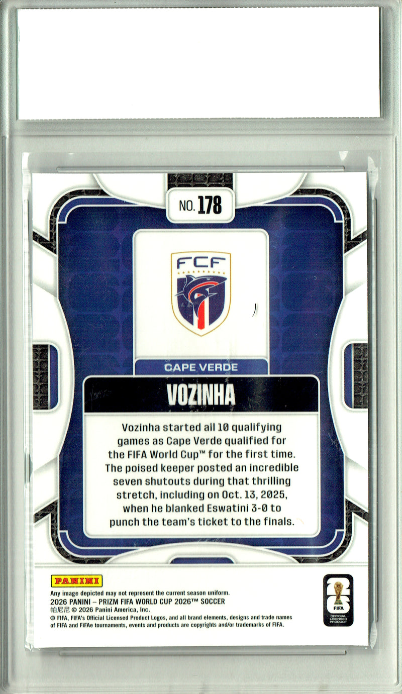 Vozinha Rookie Card 2026 Panini Prizm #178 Cape Verde Star, Certified Mint+ Condition, Cape Verde Soccer