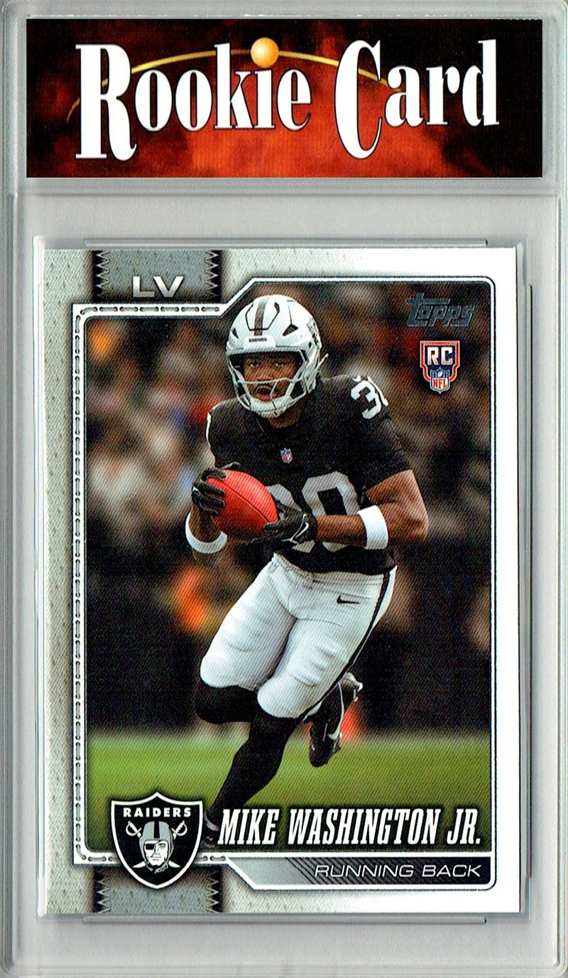 Mike Washington Jr. Rookie Card 2026 Topps #311 Flagship, Certified Mint+ Condition, Las Vegas Raiders Football