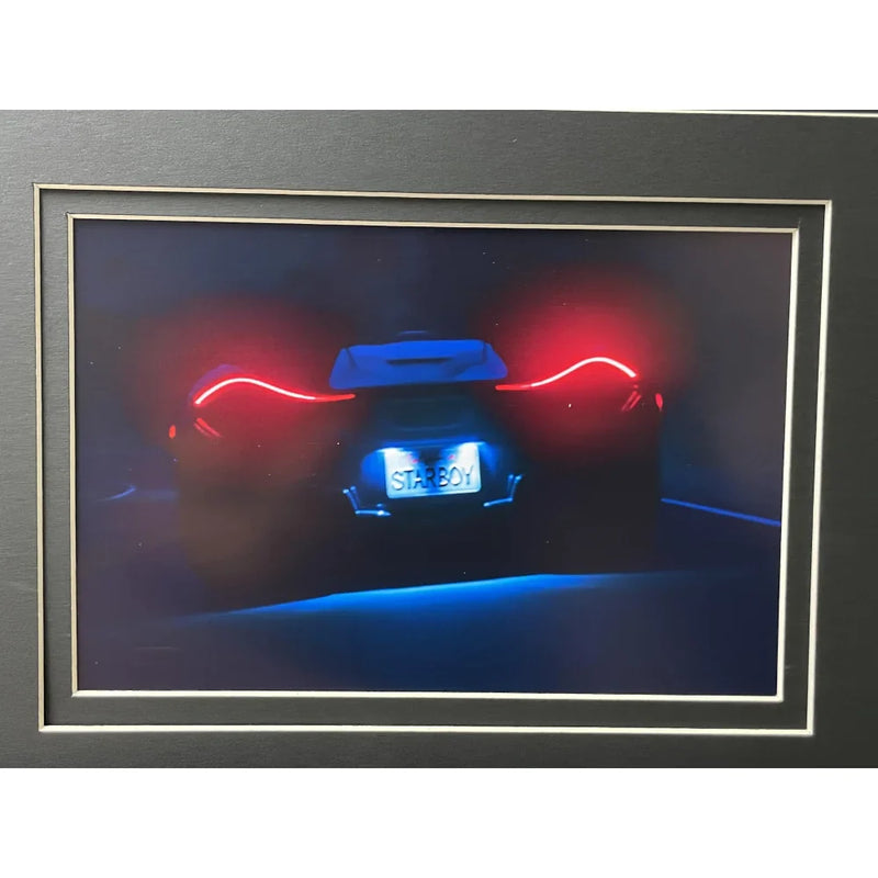 The Weeknd Autographed Starboy Red Lp Album Framed Collage PSA/DNA COA Signed Weekend
