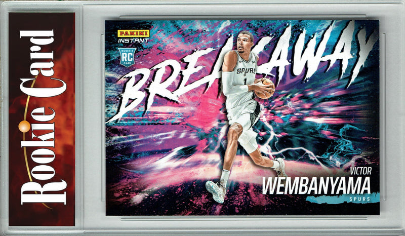 Certified Mint+ Victor Wembanyama 2023 Panini Instant #B1 Breakaway SP 1/4085 Rookie Card San Antonio Spurs