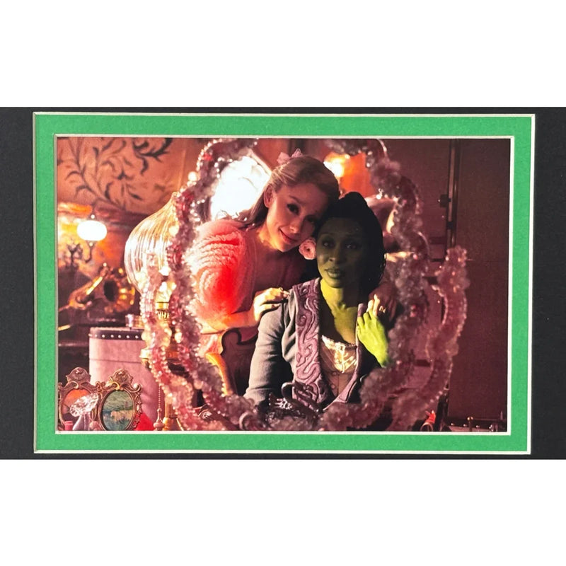 Wicked Ariana Grande / Cynthia Erivo Signed Framed 8x10 Photo Framed JSA Autograph Movie 74