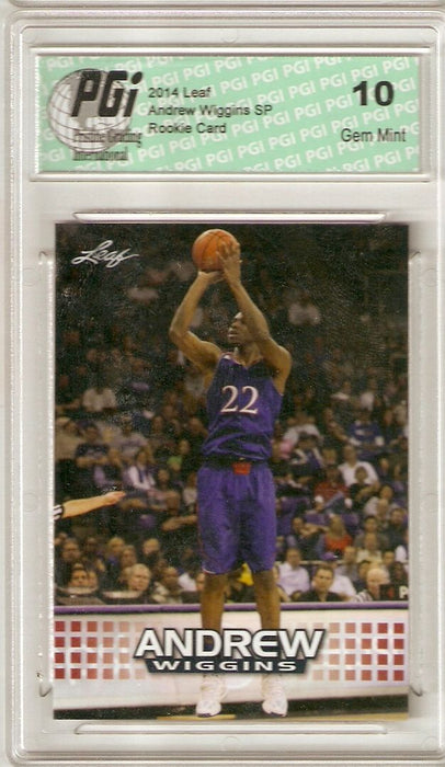 Andrew Wiggins 2014 Leaf Limited Edition AW-01 Rookie Card PGI 10