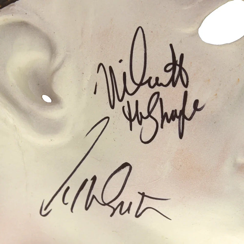 William Shatner / Nick Castle Dual Autographed Michael Myers Halloween Mask JSA