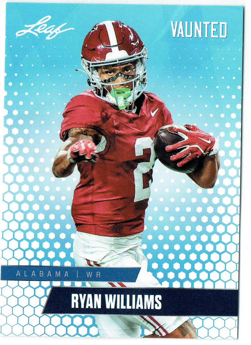 Mint Ryan Williams 2024 Leaf Vaunted #15V Debut Collection Rookie Card Alabama