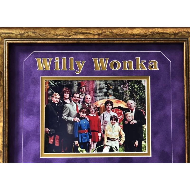 Willy Wonka All Kids X5 Signed Framed Golden Ticket JSA COA Autograph Movie Cast Wilder