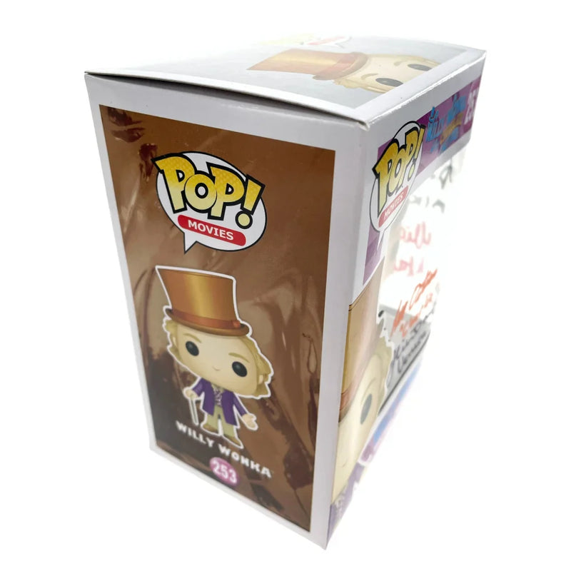 Willy Wonka & Chocolate Factory Kids X4 Signed Funko Pop JSA COA Autographed