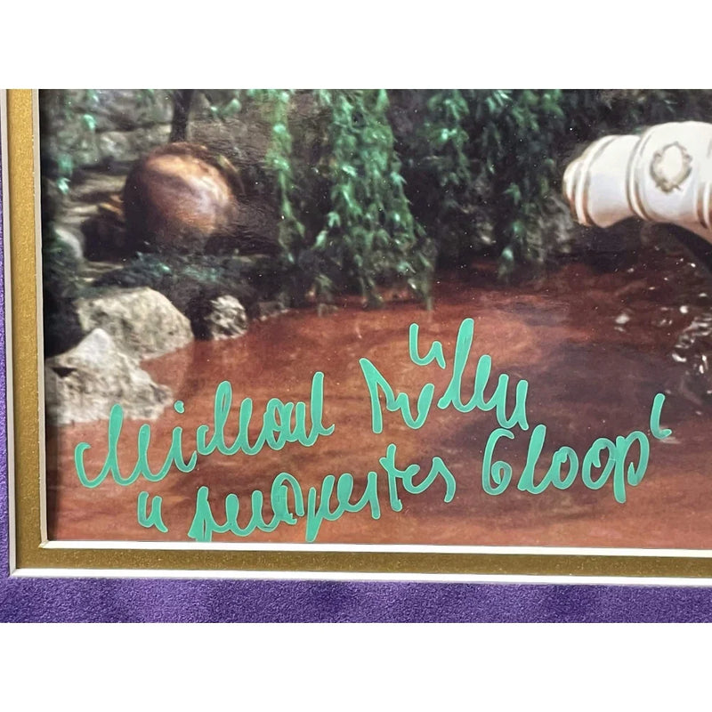 Willy Wonka Kids X5 Signed Framed 11x14 Photo Golden Ticket Paris Themmen COA Autograph Black