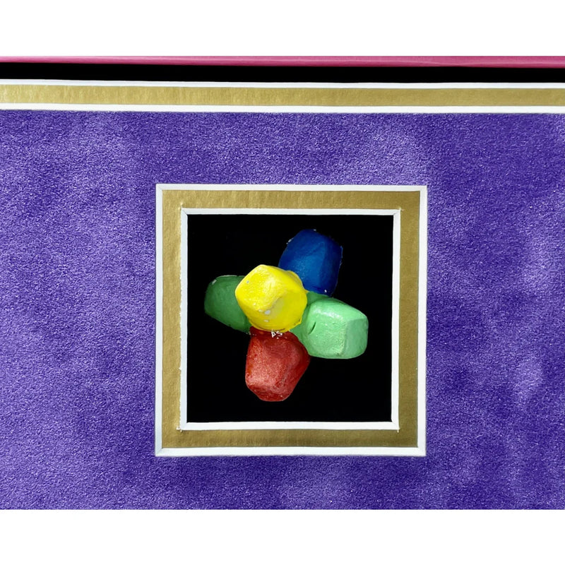 Willy Wonka Kids X5 Signed Wallpaper Framed Gobstopper Bar Collage JSA COA Autograph Cast