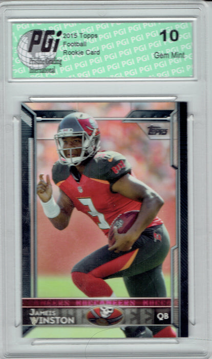 Jameis Winston 2015 Topps Football Factory SP #500 Rookie Card PGI 10