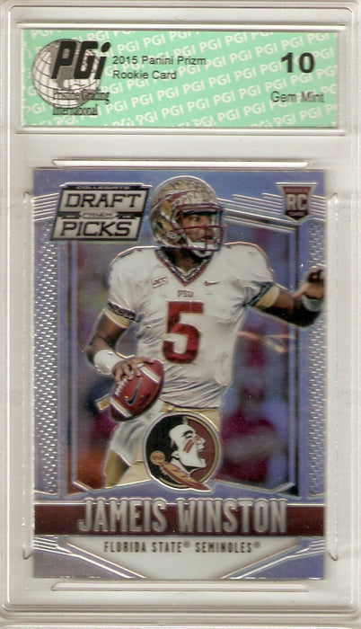 2015 Panini Prizm Draft Picks Rookie Card Refractor #122 Jameis Winston