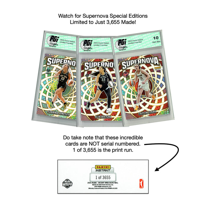 LOADED! WNBA/NIL Box 4 PGI 10 Rookie Cards & Rarities Caitlin Clark A'Ja Wilson,