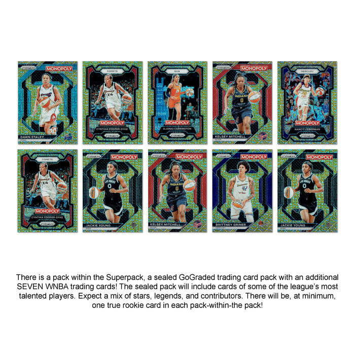 WNBA Certified Mint Superpack II - Legends & Rookies - 9 Total Cards - Caitlin Clark, A’Ja Wilson, Angel Reese, Cameron Brink, Sabrina Ionescu & More