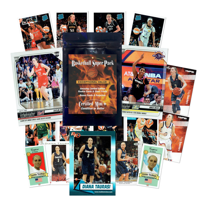 2024 WNBA Rookie Card Superpack! Caitlin Clark, Angel Reese & More! 15+ cards!