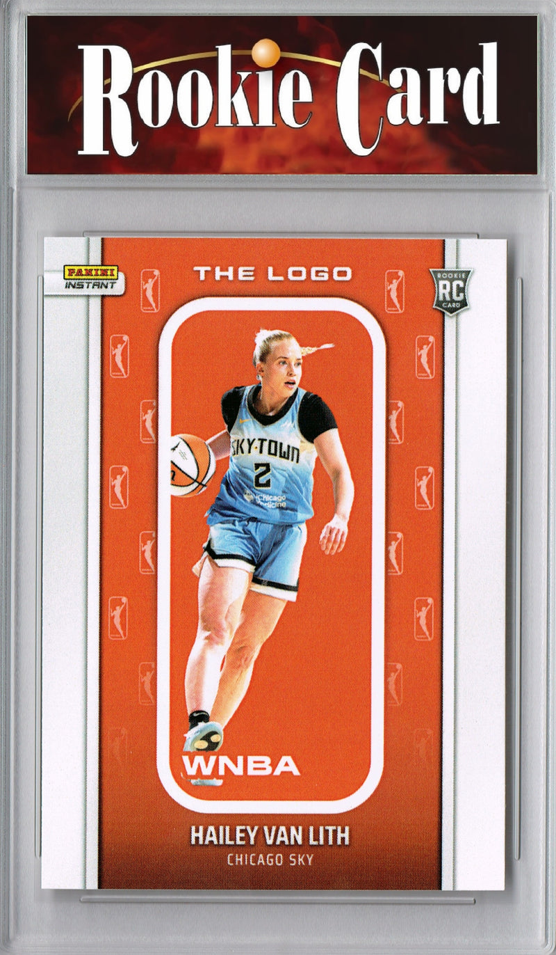 Certified Mint+ Hailey Van Lith 2025 WNBA The Logo #LOGO-29 Only 1,447 Made Rookie Card Chicago Sky