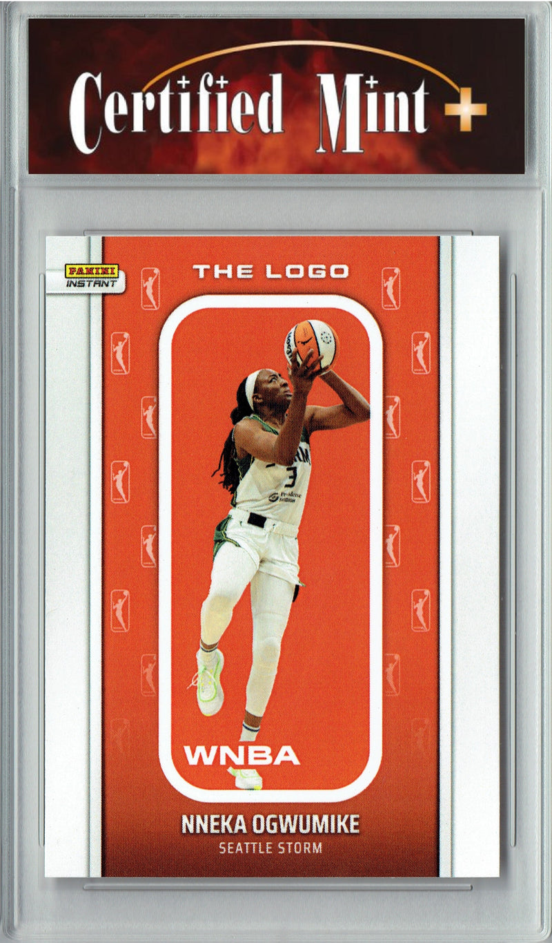 Certified Mint+ Nneka Ogwumike 2025 WNBA The Logo #LOGO-9 Only 1,447 Made Rare Trading Card Seattle Storm