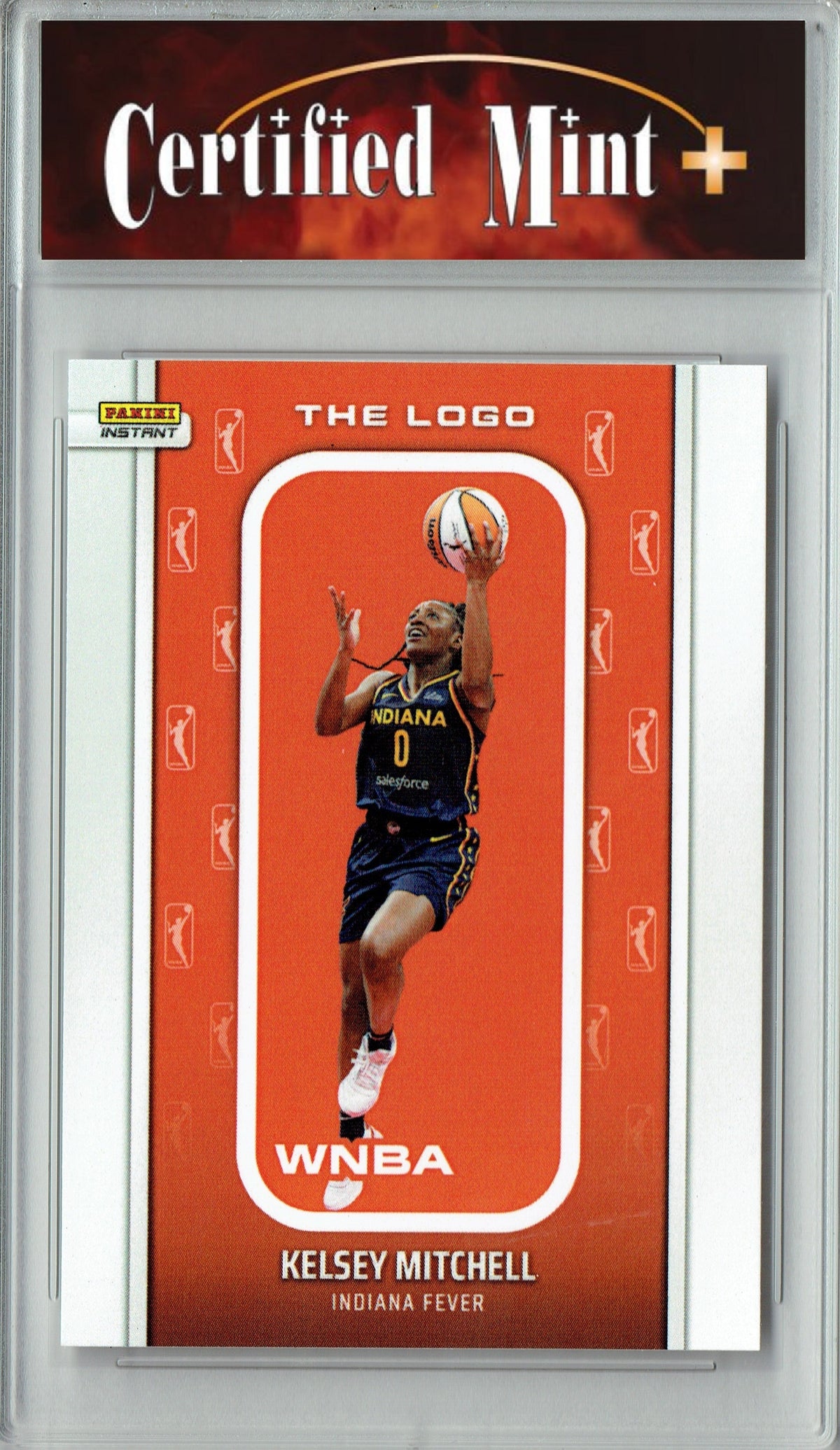 Certified Mint+ Kelsey Mitchell 2025 WNBA The Logo #LOGO-5 Only 1,447 ...