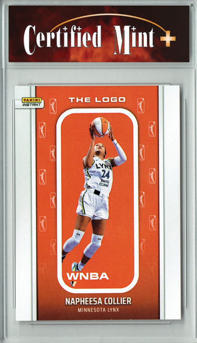 Certified Mint+ Napheesa Collier 2025 WNBA The Logo #LOGO-1 Only 1,447 Made Rare Trading Card Minnesota Lynx
