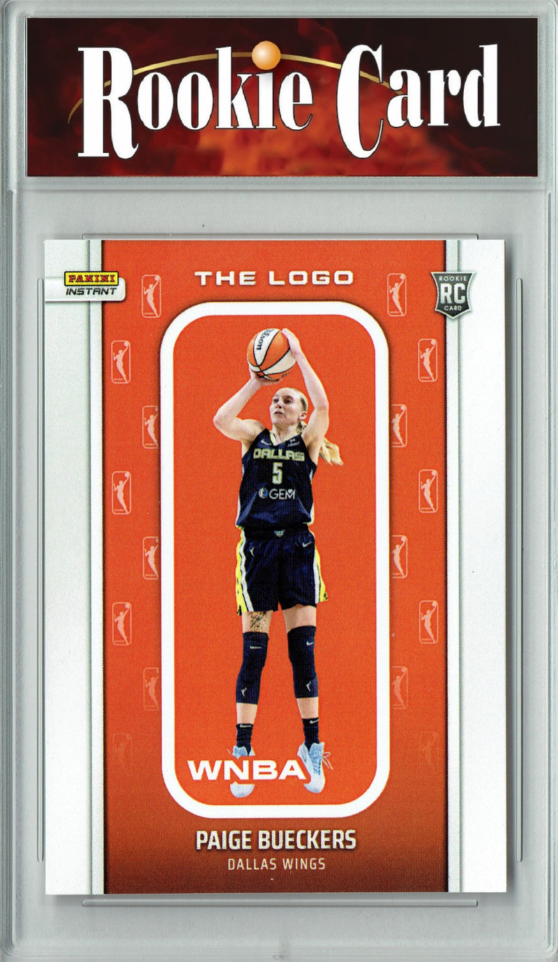 Certified Mint+ Paige Bueckers 2025 WNBA The Logo #LOGO-7 Only 1,447 Made Rookie Card Dallas Wings