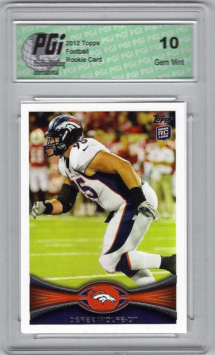 Derek Wolfe 2012 Topps Football #419 Rookie Card PGI 10