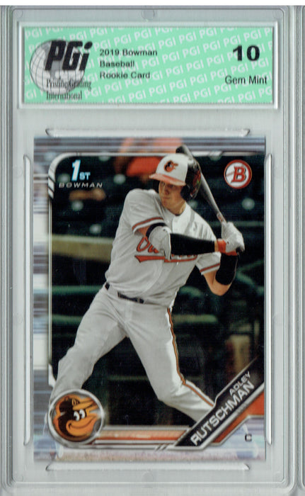 Adley Rutschman 2019 1st Bowman Rookie Card #BD-1 PGI 10 Gem Mint