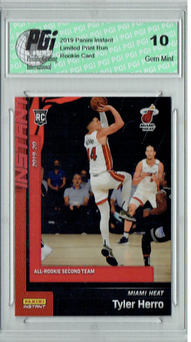 Tyler Herro 2019 Panini Instant #203 All-Rookie Team 1/1343 Rookie Card PGI 10