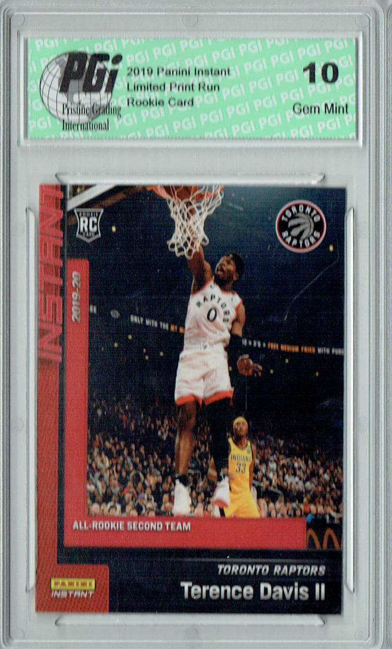 Terence Davis II 2019 Panini Instant #204 All-Rookie 1/1344 Rookie Card PGI 10