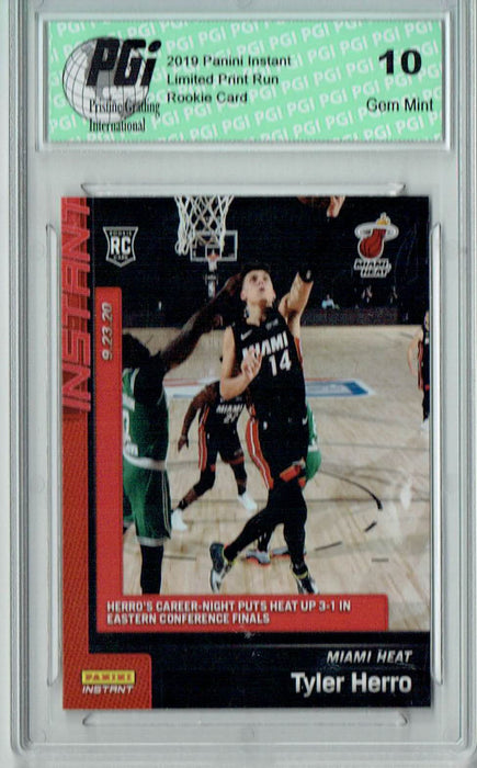 Tyler Herro 2019 Panini Instant #227 1 of 1085 Made Rookie Card PGI 10