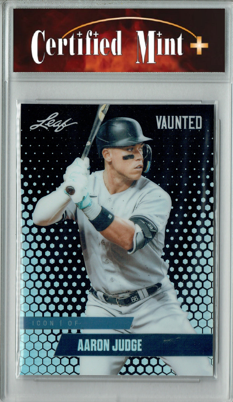 Certified Mint+ Aaron Judge 2024 Leaf Vaunted Metal #VM-20 Black 7 Made Rare Card New York Yankees