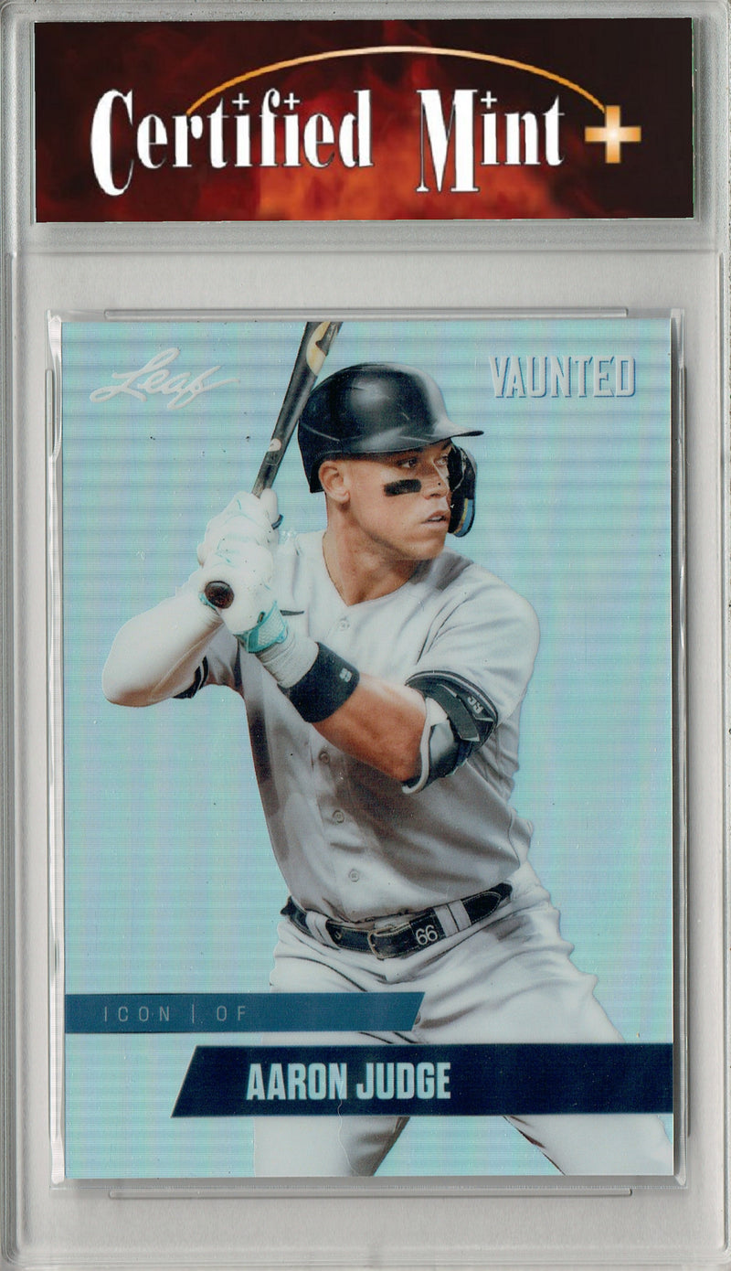 Certified Mint+ Aaron Judge 2024 Leaf Vaunted Metal #VM-20 Silver 25 Made Rare Card New York Yankees