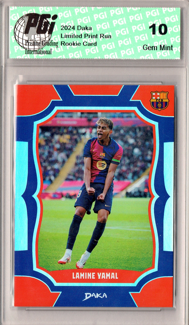 Lamine Yamal 2024 Daka #13 Only 149 Made Rookie Card PGI 10