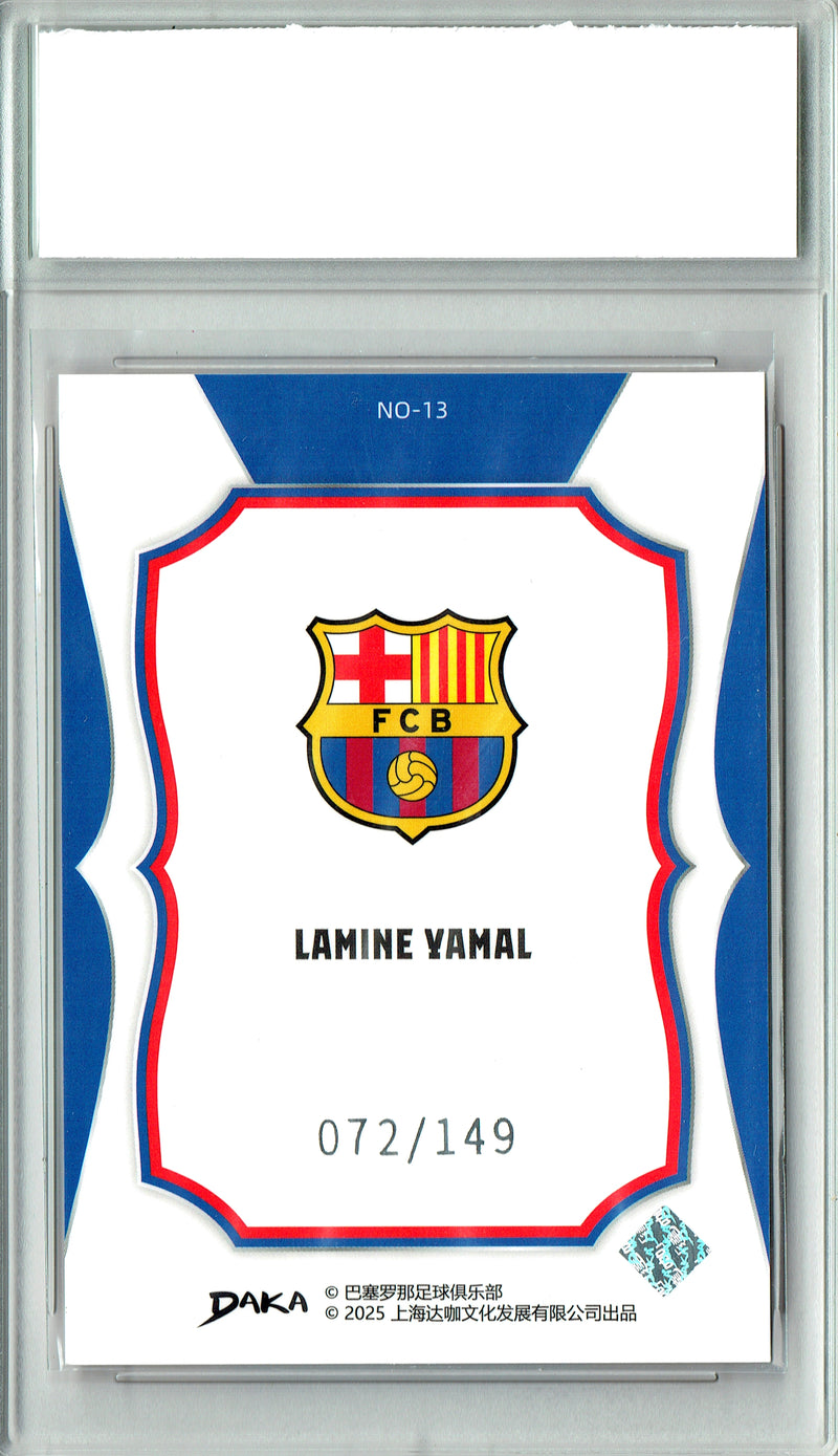 Lamine Yamal 2024 Daka #13 Only 149 Made Rookie Card PGI 10