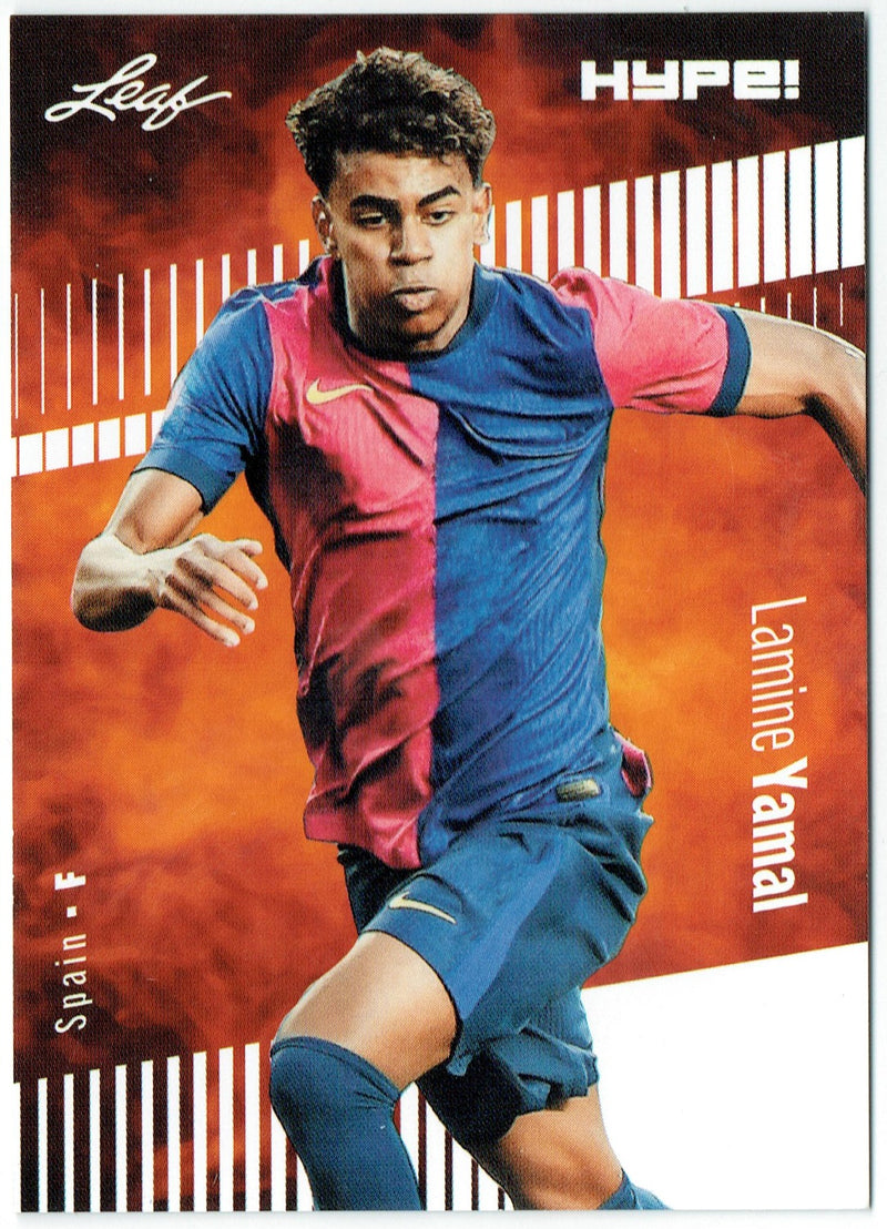 Mint Lamine Yamal 2024 Leaf HYPE! #LH-164 Only 5000 Made Barca Rookie Card