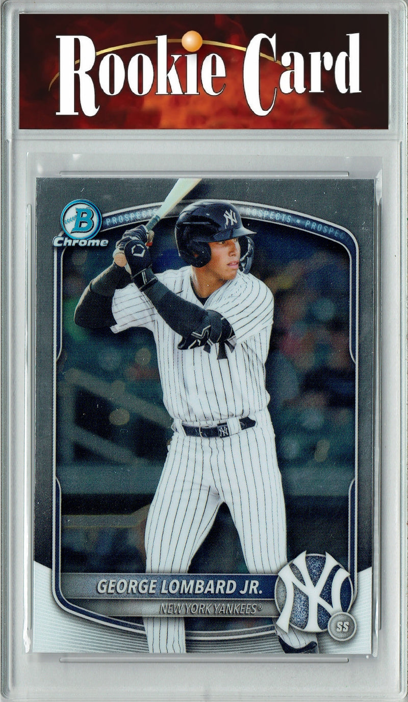 Certified Mint+ George Lombard Jr. 2025 Bowman Chrome #BDC-43 Rookie Card New York Yankees