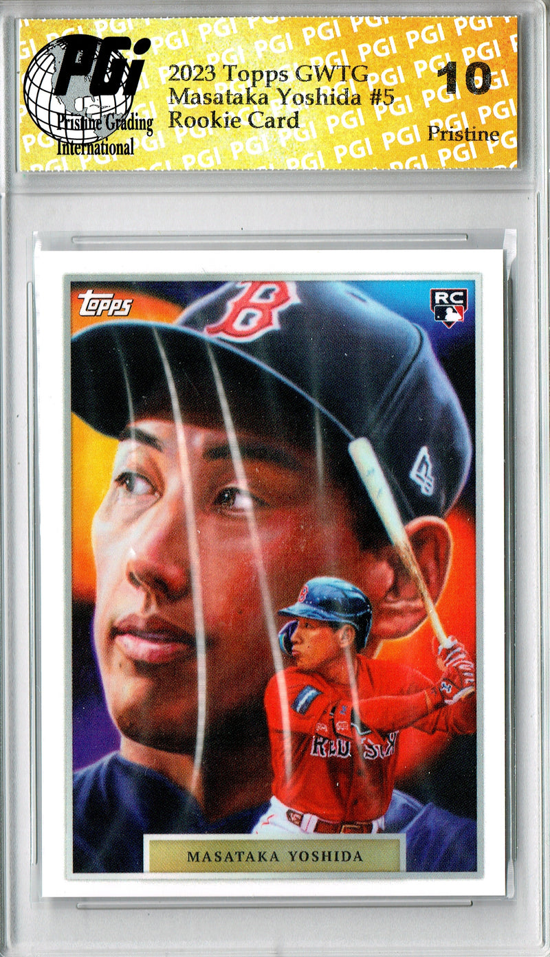 Masataka Yoshida 2023 Topps GWTG #5 PRISTINE Rookie Card PGI 10