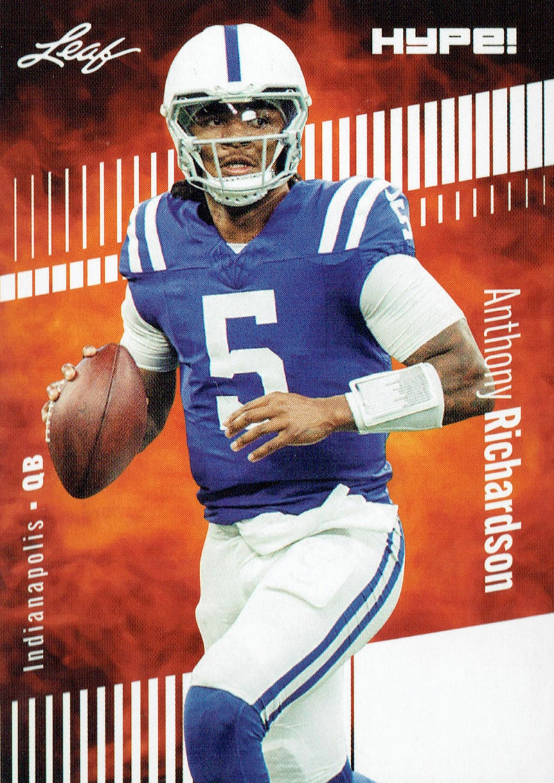 Mint Anthony Richardson 2023 Leaf HYPE #100 Just 5000 Ever Made Colts Rookie Card