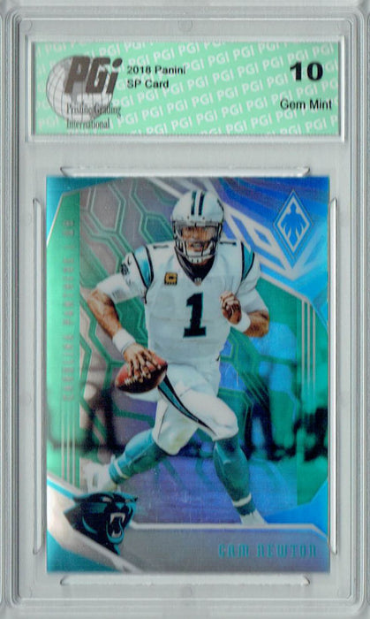 Cam Newton 2018 Phoenix #13 SSP #9/25 Card PGI 10