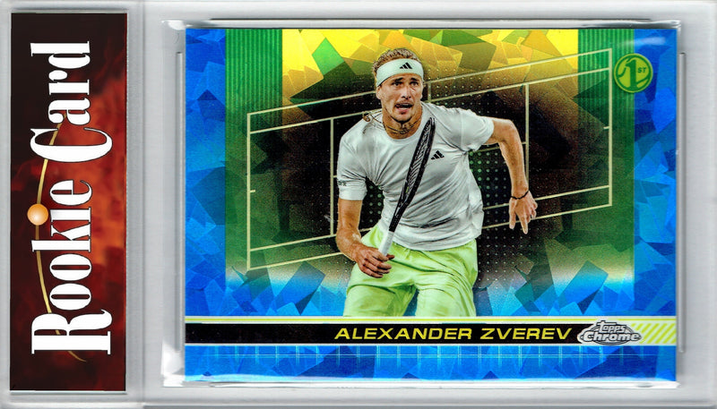 Alexander Zverev Rookie Card 2024 Topps Chrome #74 Sapphire, Certified Mint+ Condition, Germany Tennis