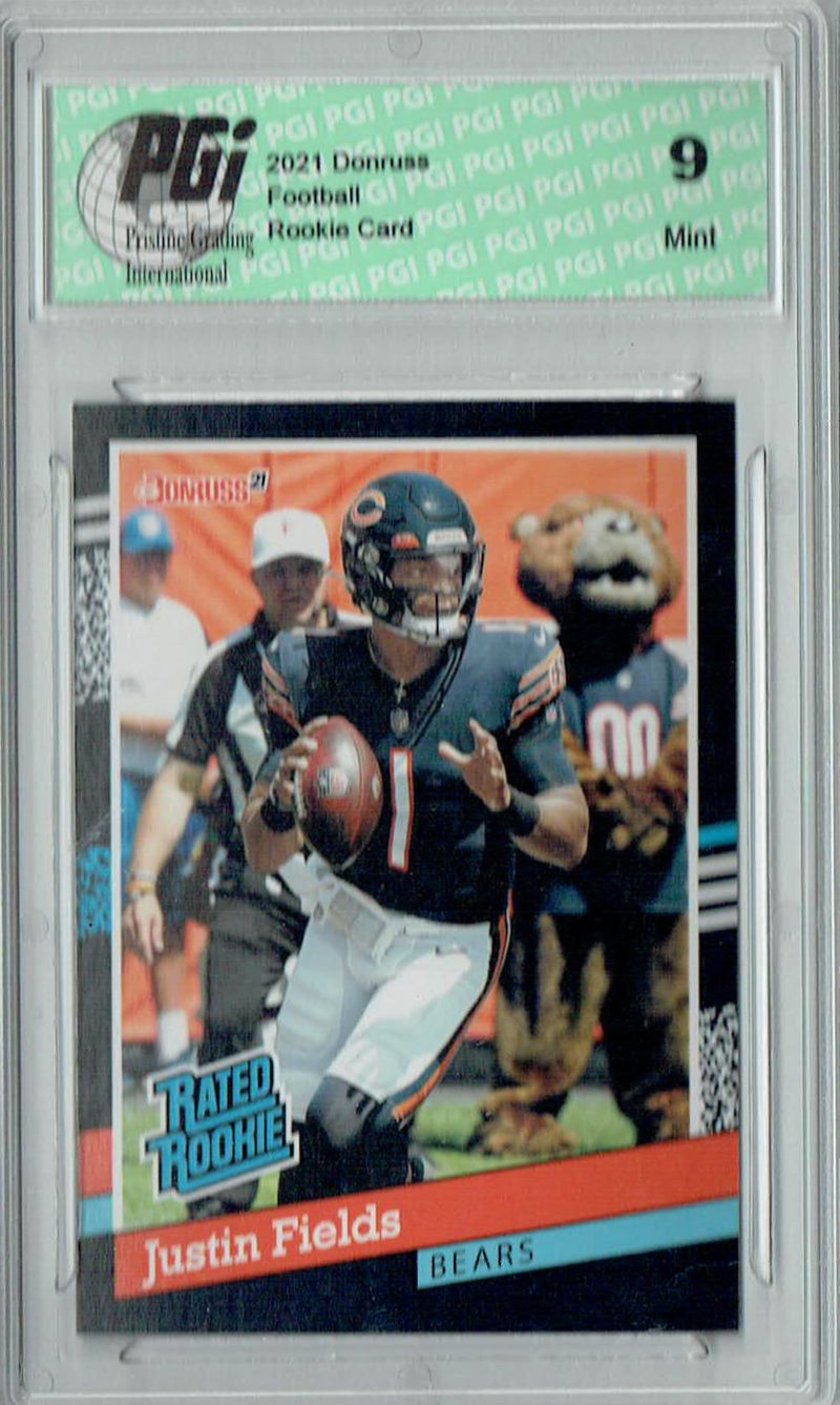 PGI 9 Justin Fields 2021 Panini Instant #BW8 1/2231 Rated Rookie Card