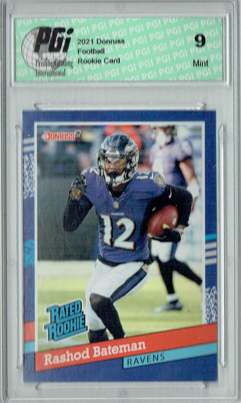 PGI 9 Rashod Bateman 2021 Panini Instant #BW13 1/2231 Rated Rookie Card
