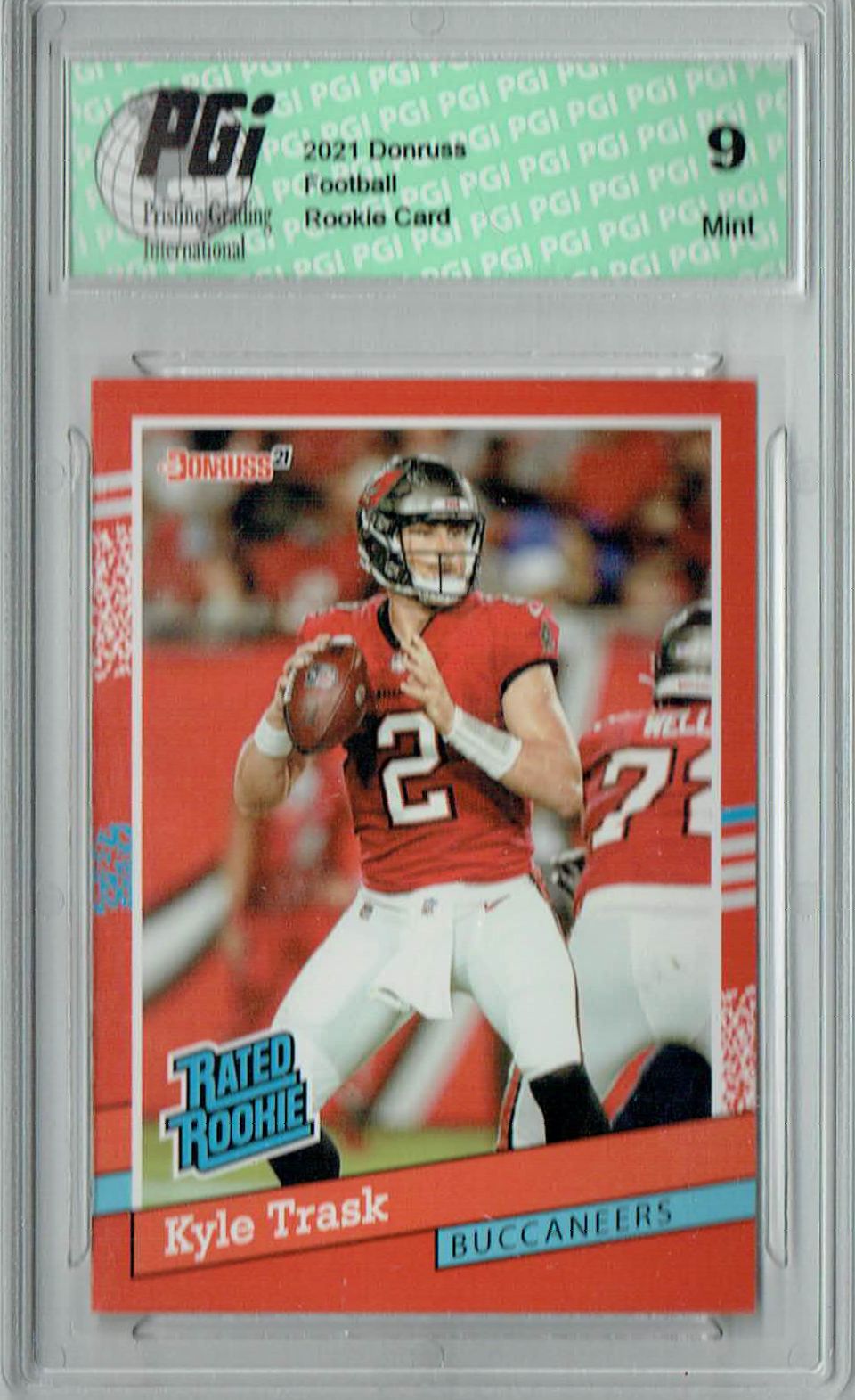 PGI 9 Kyle Trask 2021 Panini Instant BW20 1 2231 Rated Rookie