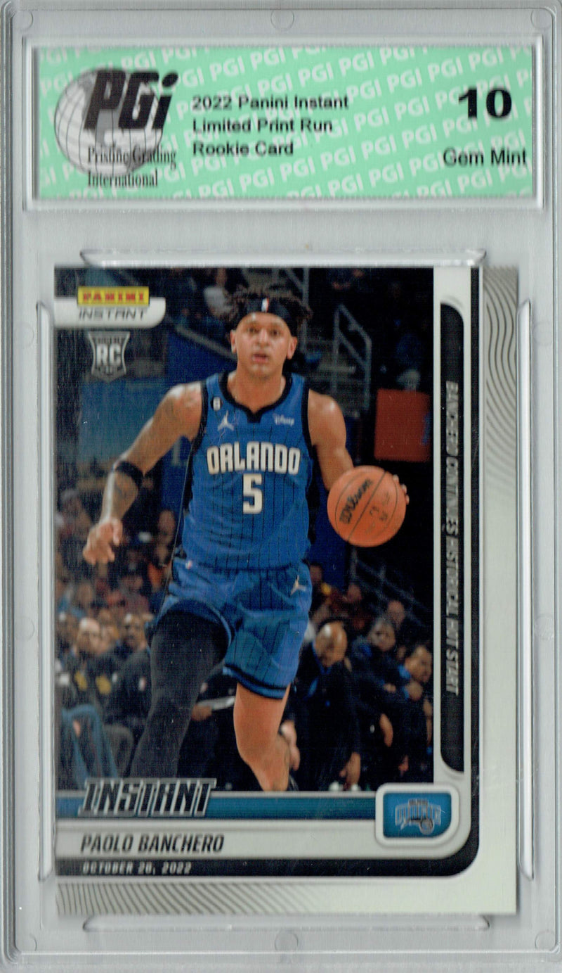 Paolo Banchero 2022 Panini Instant #16 Just 1055 Produced! Rookie Card PGI 10