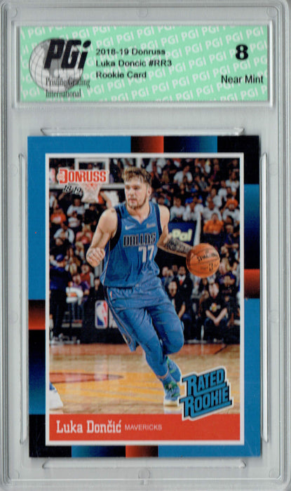 @ PGI 8 Luka Doncic 2018 Donruss #RR3 Rookie Card