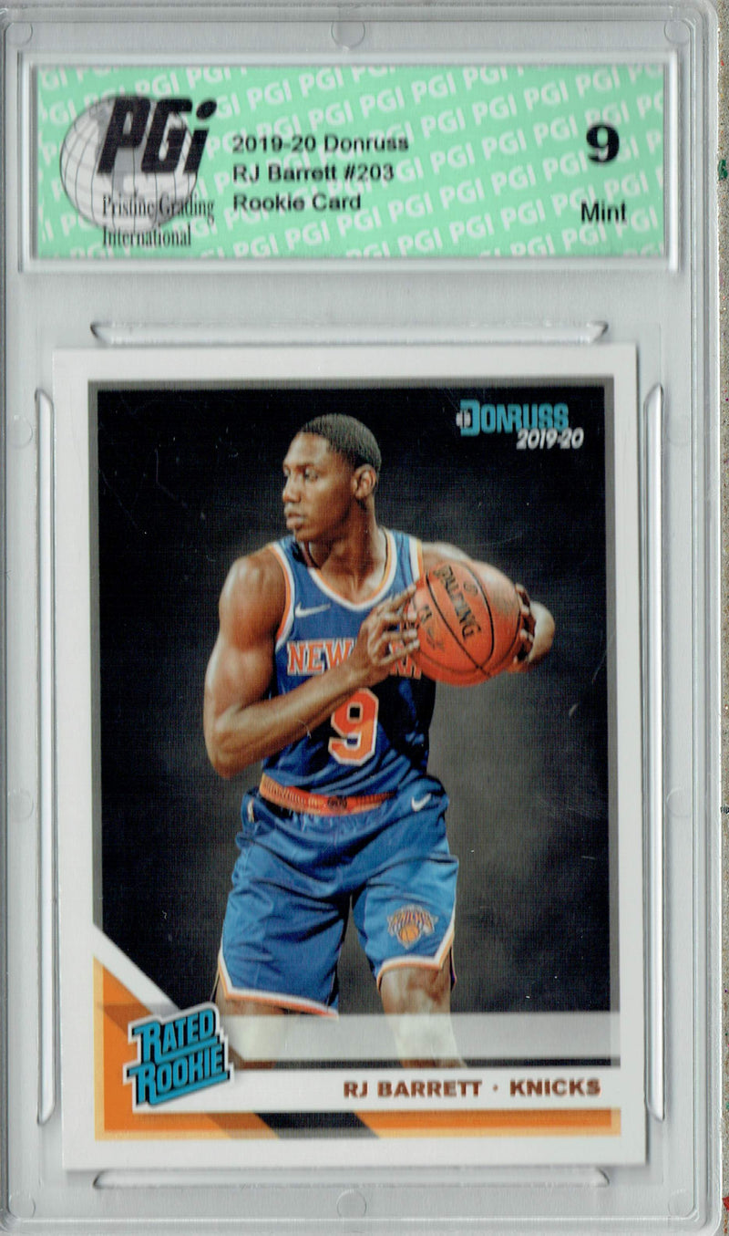 PGI 9 RJ Barrett 2019 Donruss #203 Rookie Card