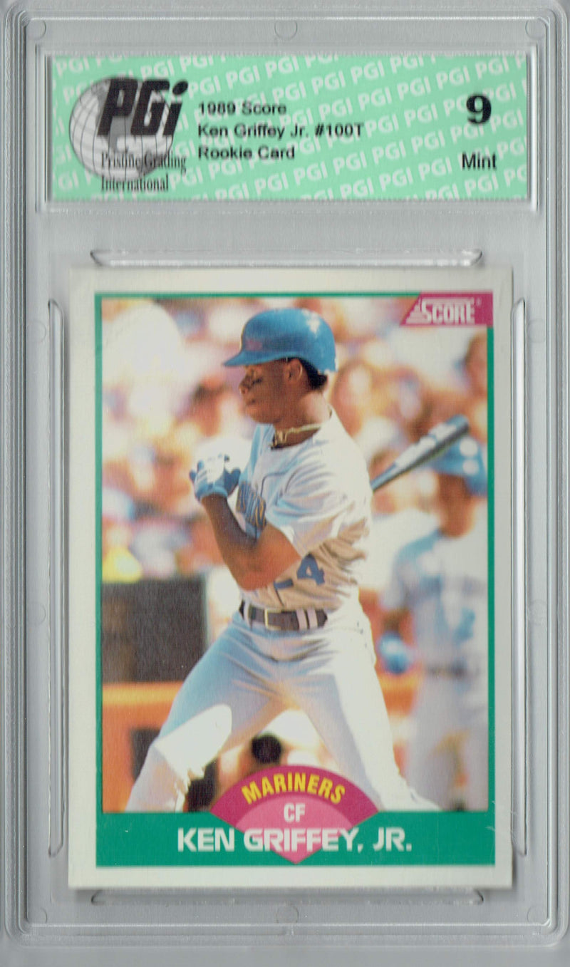 PGI 9 Ken Griffey Jr. 1989 Score #100T Rookie Card